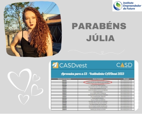 APROVADA NO CASDvest 2023 APROVADA NO CASDvest 2023
