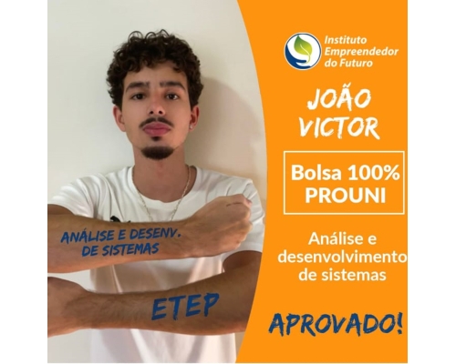 SUCESSO NO VESTIBULAR! JOÃO VICTOR SUCESSO NO VESTIBULAR! JOÃO VICTOR