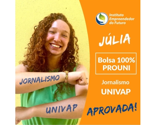 SUCESSO NO VESTIBULAR! JÚLIA SUCESSO NO VESTIBULAR! JÚLIA
